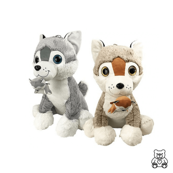 peluche chien-loup